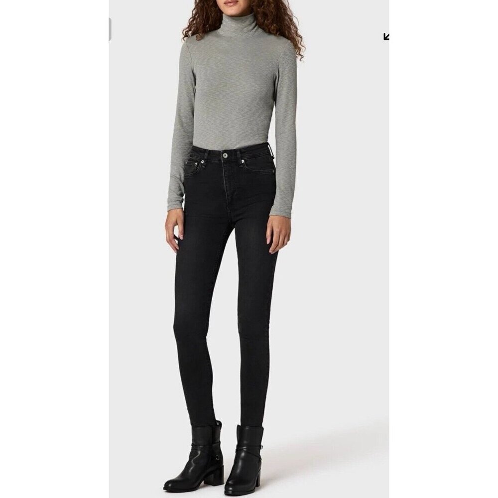 Rag & Bone Jeans  Sz‎ 28 Gray Nina Skinny High Rise Ankle Jeans Designer Casual